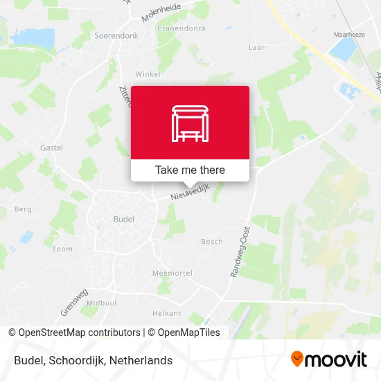 Budel, Schoordijk Karte