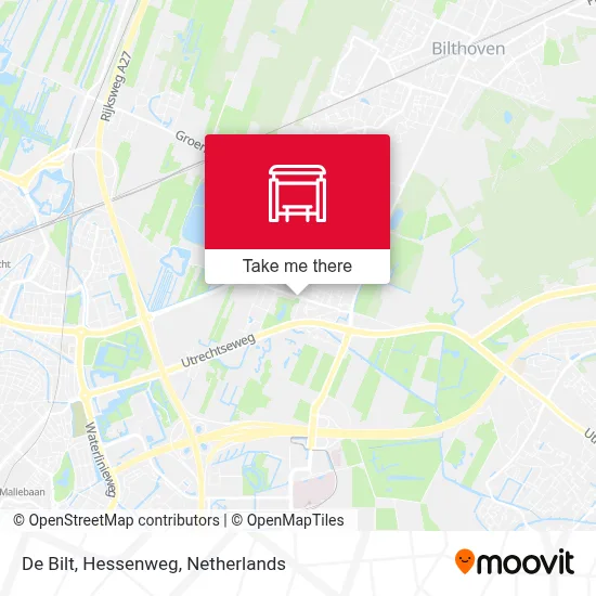 De Bilt, Hessenweg Karte