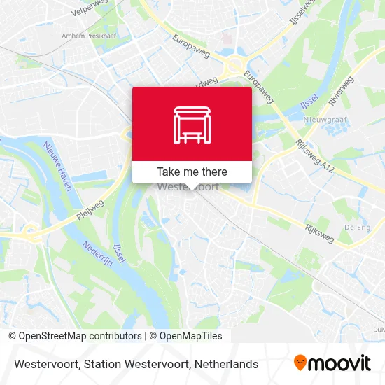 Westervoort, Station Westervoort map