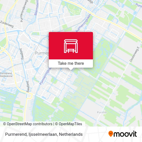 Purmerend, Ijsselmeerlaan Karte