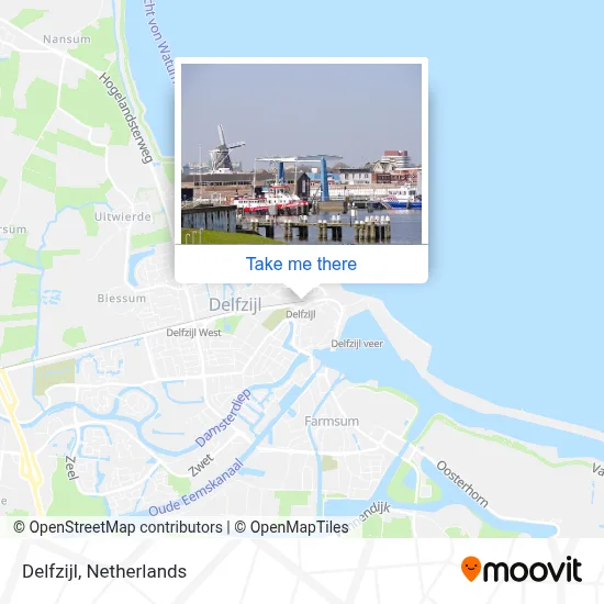 Delfzijl map