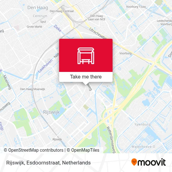 Rijswijk, Esdoornstraat Karte