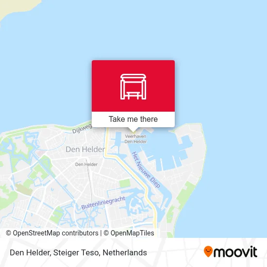 Den Helder, Steiger Teso Karte