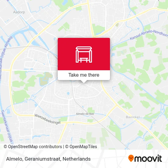Almelo, Geraniumstraat map