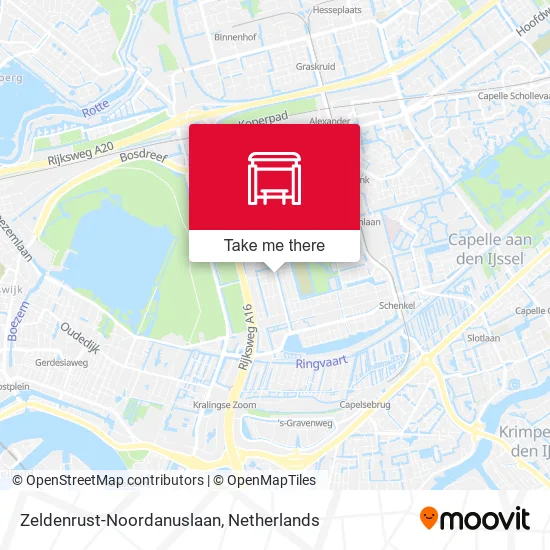 Zeldenrust-Noordanuslaan map