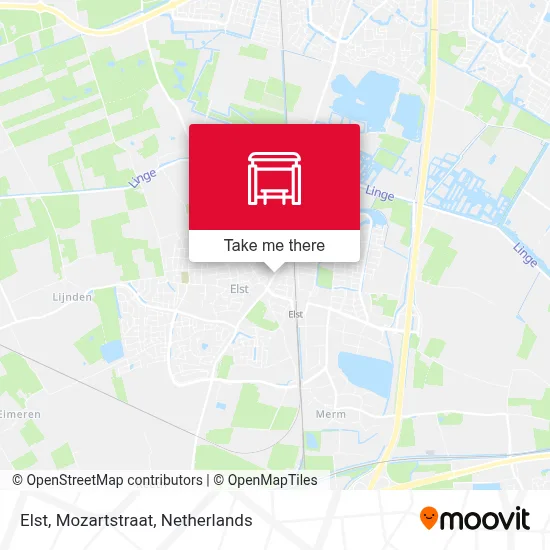Elst, Mozartstraat map