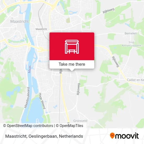 Maastricht, Oeslingerbaan map