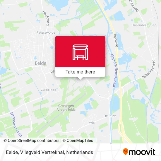 Eelde, Vliegveld Vertrekhal map
