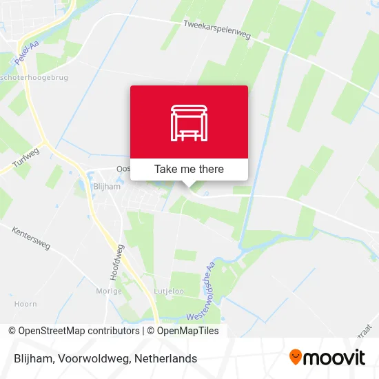 Blijham, Voorwoldweg map