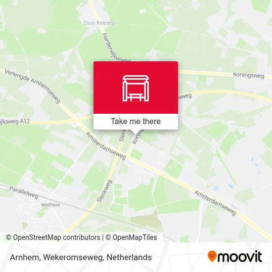 Arnhem, Wekeromseweg map