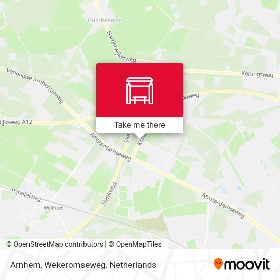 Arnhem, Wekeromseweg map