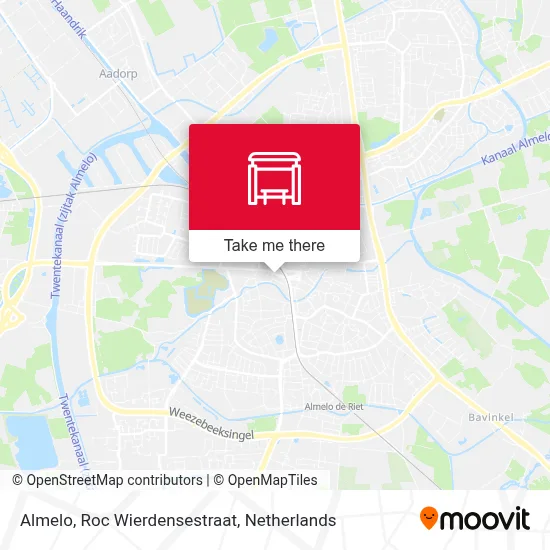 Almelo, Roc Wierdensestraat map