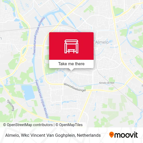 Almelo, Wkc Vincent Van Goghplein map