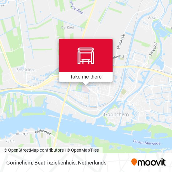 Gorinchem, Beatrixziekenhuis map