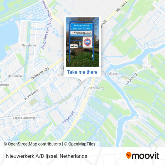 Nieuwerkerk A/D Ijssel map