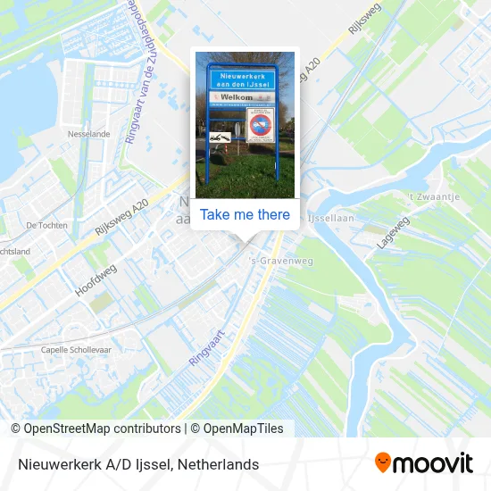 Nieuwerkerk A/D Ijssel map