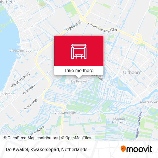 De Kwakel, Kwakelsepad map