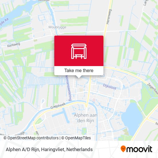 Alphen A/D Rijn, Haringvliet Karte