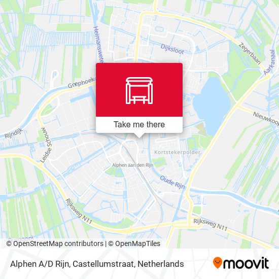 Alphen A / D Rijn, Castellumstraat Karte