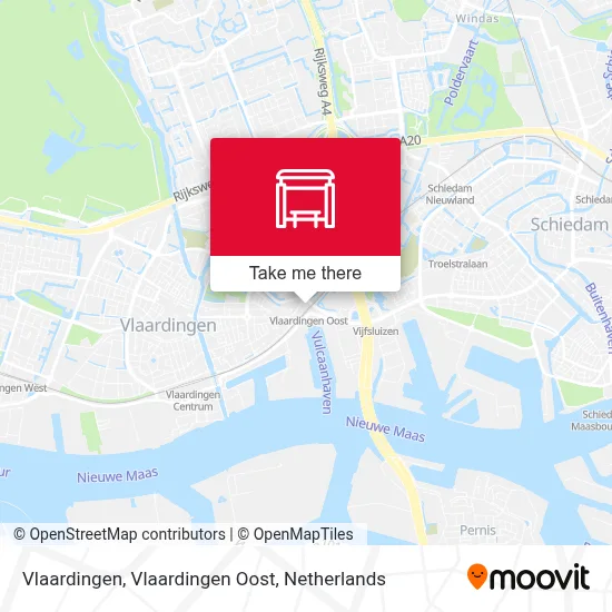 Vlaardingen, Vlaardingen Oost map