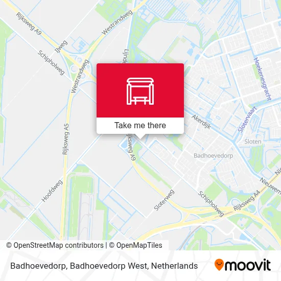 Badhoevedorp, Badhoevedorp West map