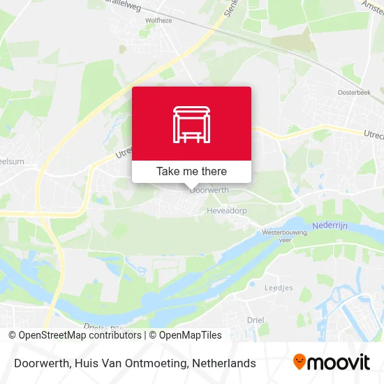 Doorwerth, Huis Van Ontmoeting map