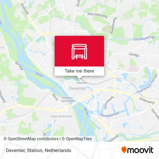 Deventer, Station map