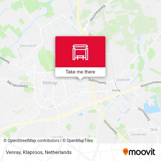 Venray, Klaproos map