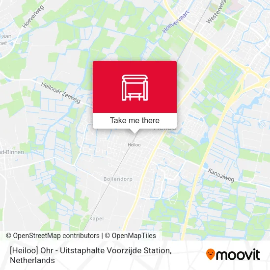 [Heiloo] Ohr - Uitstaphalte Voorzijde Station map