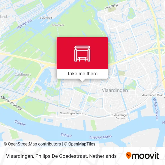 Vlaardingen, Philips De Goedestraat map