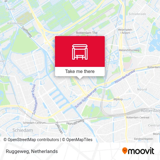 Ruggeweg map