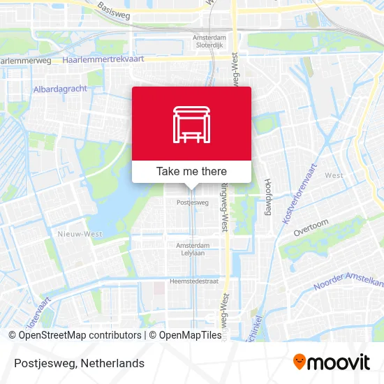 Postjesweg map