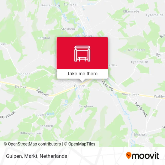 Gulpen, Markt map