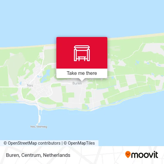 Buren, Centrum map