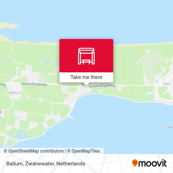 Ballum, Zwanewater map