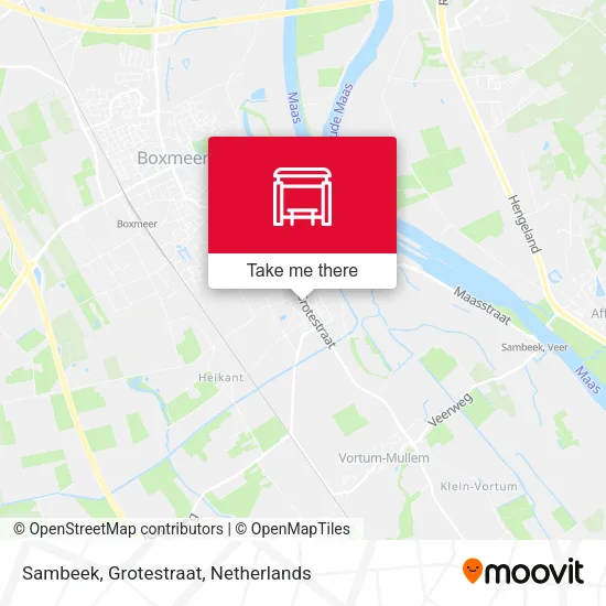 Sambeek, Grotestraat map