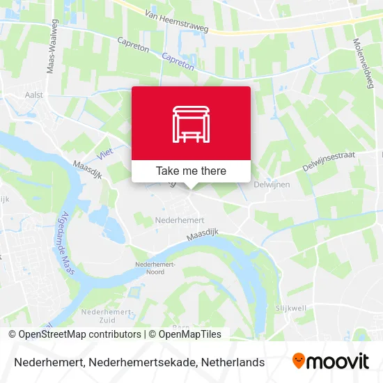 Nederhemert, Nederhemertsekade map