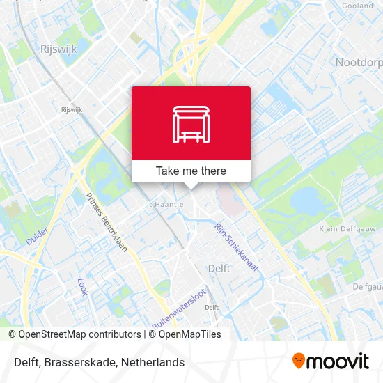 Delft, Brasserskade map