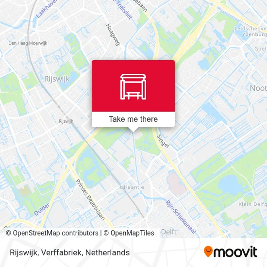 Rijswijk, Verffabriek map