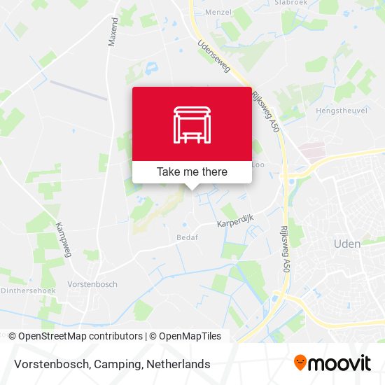 Vorstenbosch, Camping map