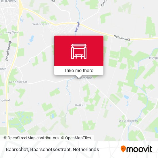 Baarschot, Baarschotsestraat map