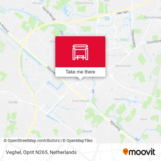 Veghel, Oprit N265 map