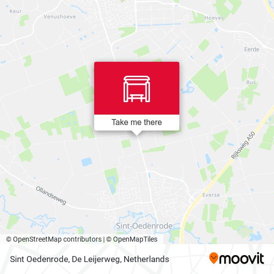 Sint Oedenrode, De Leijerweg map