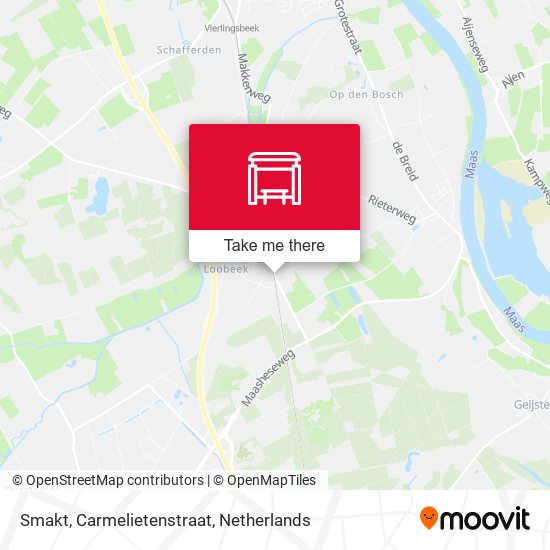 Smakt, Carmelietenstraat map