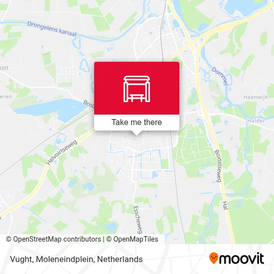 Vught, Moleneindplein map