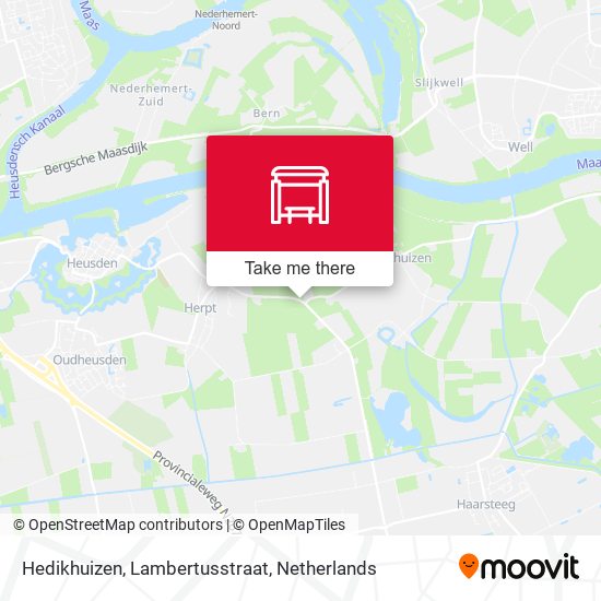 Hedikhuizen, Lambertusstraat map