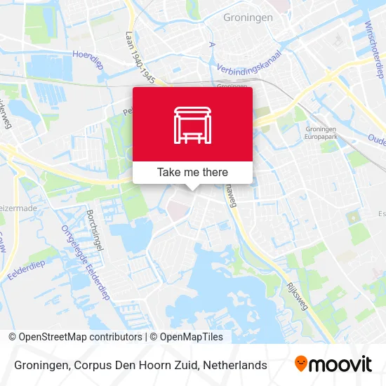 Groningen, Corpus Den Hoorn Zuid map