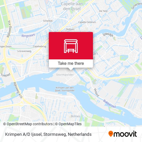 Krimpen A/D Ijssel, Stormsweg map
