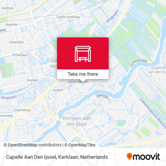 Capelle Aan Den Ijssel, Kerklaan map