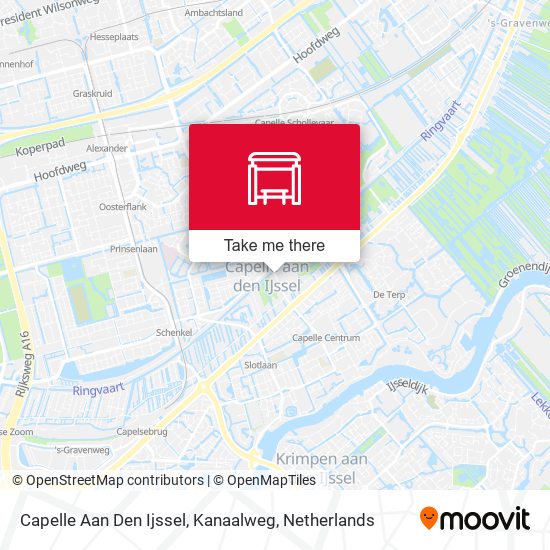Capelle Aan Den Ijssel, Kanaalweg map